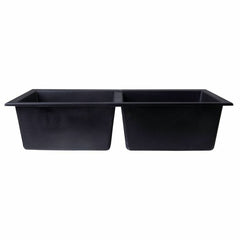 ALFI 34" Drop-In Double Bowl Granite Kitchen Sink - AB3420DI - The Home Selection