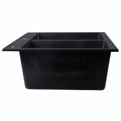 ALFI 34" Drop-In Double Bowl Granite Kitchen Sink - AB3420DI - The Home Selection