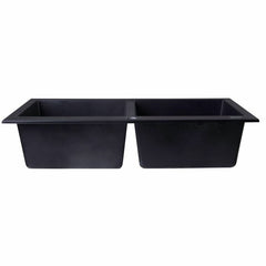 ALFI 34" Drop-In Double Bowl Granite Kitchen Sink - AB3420DI - The Home Selection