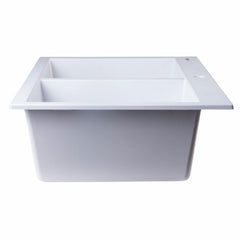 ALFI 34" Drop-In Double Bowl Granite Kitchen Sink - AB3420DI - The Home Selection