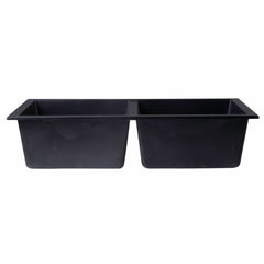 ALFI 34" Undermount Double Bowl Granite Kitchen Sink - AB3420UM - The Home Selection
