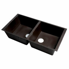 ALFI 34" Undermount Double Bowl Granite Kitchen Sink - AB3420UM - The Home Selection