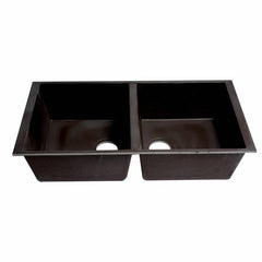 ALFI 34" Undermount Double Bowl Granite Kitchen Sink - AB3420UM - The Home Selection