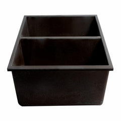 ALFI 34" Undermount Double Bowl Granite Kitchen Sink - AB3420UM - The Home Selection