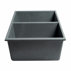 ALFI 34" Undermount Double Bowl Granite Kitchen Sink - AB3420UM - The Home Selection