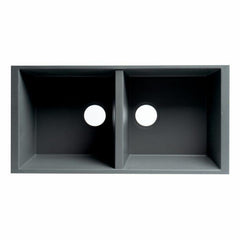 ALFI 34" Undermount Double Bowl Granite Kitchen Sink - AB3420UM - The Home Selection