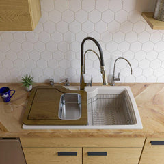 ALFI 35" Drop-In Single Bowl Granite Composite Kitchen Sink - AB3520DI - The Home Selection