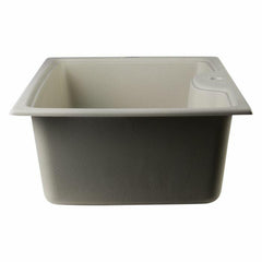ALFI 35" Drop-In Single Bowl Granite Composite Kitchen Sink - AB3520DI - The Home Selection