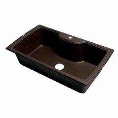 ALFI 35" Drop-In Single Bowl Granite Composite Kitchen Sink - AB3520DI - The Home Selection
