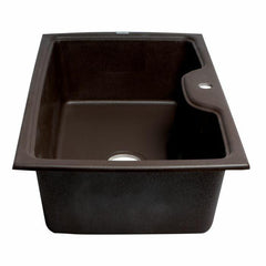 ALFI 35" Drop-In Single Bowl Granite Composite Kitchen Sink - AB3520DI - The Home Selection