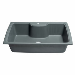 ALFI 35" Drop-In Single Bowl Granite Composite Kitchen Sink - AB3520DI - The Home Selection