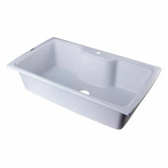 ALFI 35" Drop-In Single Bowl Granite Composite Kitchen Sink - AB3520DI - The Home Selection