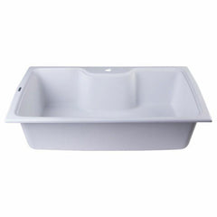 ALFI 35" Drop-In Single Bowl Granite Composite Kitchen Sink - AB3520DI - The Home Selection
