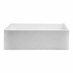 ALFI 36" Smooth Apron Single Bowl Fireclay Farm Sink - AB536 - The Home Selection