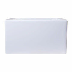 ALFI 36" Smooth Thick Wall Fireclay Double Bowl Farm Sink - AB3618DB - The Home Selection