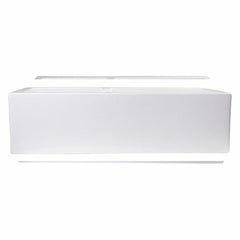 ALFI 36" Smooth Thick Wall Fireclay Double Bowl Farm Sink - AB3618DB - The Home Selection