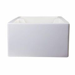 ALFI 36" Smooth Thick Wall Fireclay Double Bowl Farm Sink - AB3618DB - The Home Selection