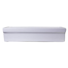 ALFI 36" White Above Mount Fireclay Bath Trough Sink - AB36TR - The Home Selection