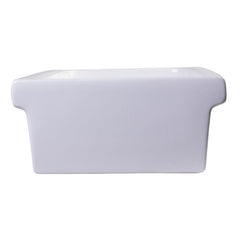 ALFI 36" White Above Mount Fireclay Bath Trough Sink - AB36TR - The Home Selection