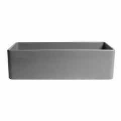 ALFI 36" x 18" Smooth Apron Single Bowl Fireclay Farm Sink - ABF3618 - The Home Selection