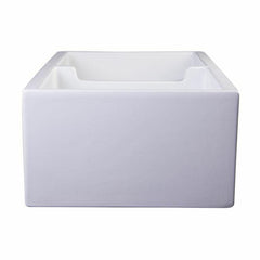 ALFI 39" Apron Thick Wall Fireclay Double Bowl Farm Sink - AB3918ARCH - The Home Selection
