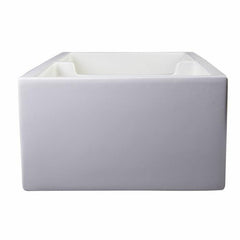 ALFI 39" Apron Thick Wall Fireclay Double Bowl Farm Sink - AB3918ARCH - The Home Selection
