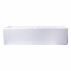 ALFI 39" Smooth Thick Wall Fireclay Double Bowl Farm Sink - AB3918DB - The Home Selection