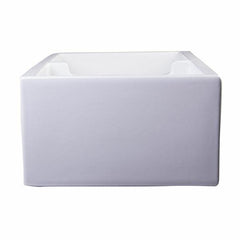 ALFI 39" Smooth Thick Wall Fireclay Double Bowl Farm Sink - AB3918DB - The Home Selection