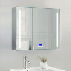 ALFI 42" x 28" Triple Door LED Light Bluetooth Medicine Cabinet - ABMC4228BT - The Home Selection