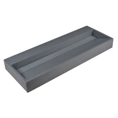 ALFI 48" Solid Concrete Gray Matte Trough Sink for the Bathroom - ABCO48TR - The Home Selection