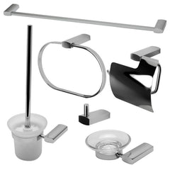 ALFI 6 Piece Matching Bathroom Accessory Set - AB9503 - The Home Selection