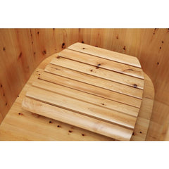 ALFI 61'' Free Standing Cedar Wooden Bathtub with Tub Filler - AB1136 - The Home Selection