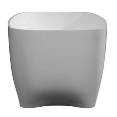ALFI 67" White Matte Solid Surface Resin Bathtub - AB9980 - The Home Selection