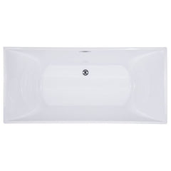 ALFI 67" White Rectangular Acrylic Free Standing Soaking Bathtub - AB8840 - The Home Selection