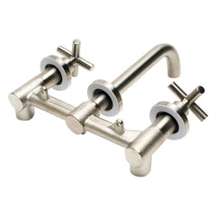 ALFI 8" Widespread Wall-Mounted Cross Handle Faucet - AB1035 - The Home Selection