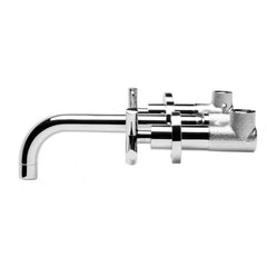 ALFI 8" Widespread Wall-Mounted Cross Handle Faucet - AB1035 - The Home Selection