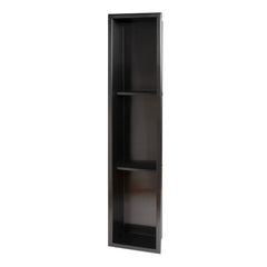 ALFI 8" x 36" Stainless Steel Vertical Triple Shelf Shower Niche - ABNP0836 - The Home Selection