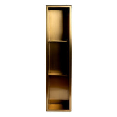 ALFI 8" x 36" Stainless Steel Vertical Triple Shelf Shower Niche - ABNP0836 - The Home Selection