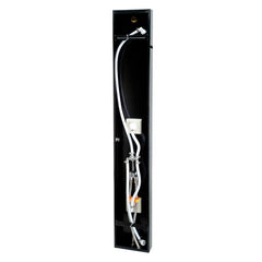 ALFI Black Aluminum Shower Panel with 2 Body Sprays and Rain Shower Head - ABSP65B - The Home Selection