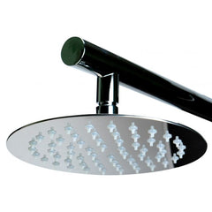 ALFI Black Glass Shower Panel with 2 Body Sprays and Rain Shower Head - ABSP55B - The Home Selection