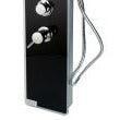 ALFI Black Glass Shower Panel with 2 Body Sprays and Rain Shower Head - ABSP55B - The Home Selection