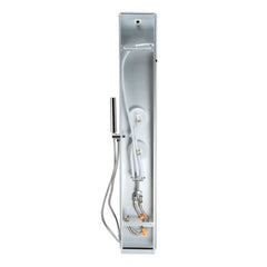 ALFI Black Glass Shower Panel with 2 Body Sprays and Rain Shower Head - ABSP55B - The Home Selection