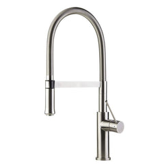 ALFI Brushed Gooseneck Single Hole Kitchen Faucet - AB2015 - The Home Selection