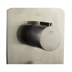 ALFI Concealed 4-Way Thermostatic Valve Round Shower Mixer - AB4101 - The Home Selection