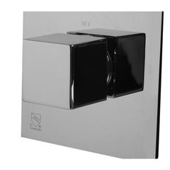 ALFI Concealed 4-Way Thermostatic Valve Square Shower Mixer - AB2901 - The Home Selection