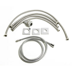 ALFI Deck Mounted Tub Filler and Square Hand Held Shower Head - AB2322 - The Home Selection