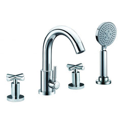 ALFI Deck Mounted Tub Filler with Hand Held Showerhead - AB2503 - The Home Selection