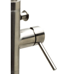 ALFI Floor Mount Tub Filler with Shower Head Polished/Brushed - AB2534 - The Home Selection