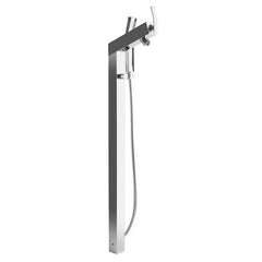 ALFI Floor Mounted Tub Filler + Mixer Hand Held Shower Head - AB2728 - The Home Selection