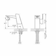 ALFI Modern Single Hole Bathroom Faucet - AB1470 - The Home Selection